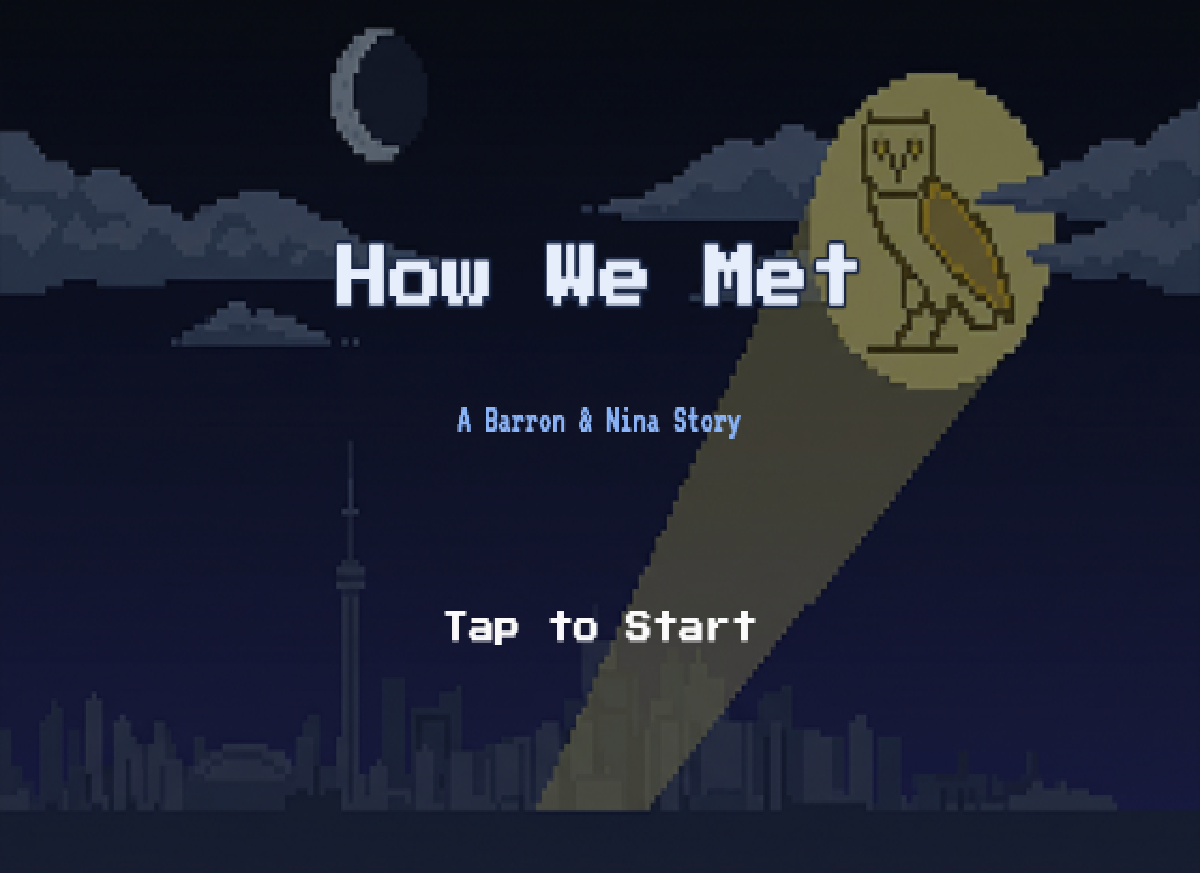 Wedding Website Pixel Art Game