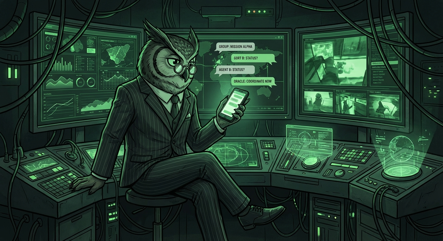 Owl orchestrating multiple sessions